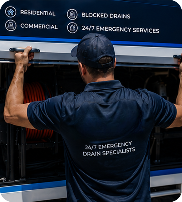 Licensed blocked drain plumber servicing a Beaconsfield home